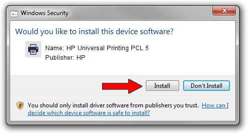 hp universal pcl 5 download